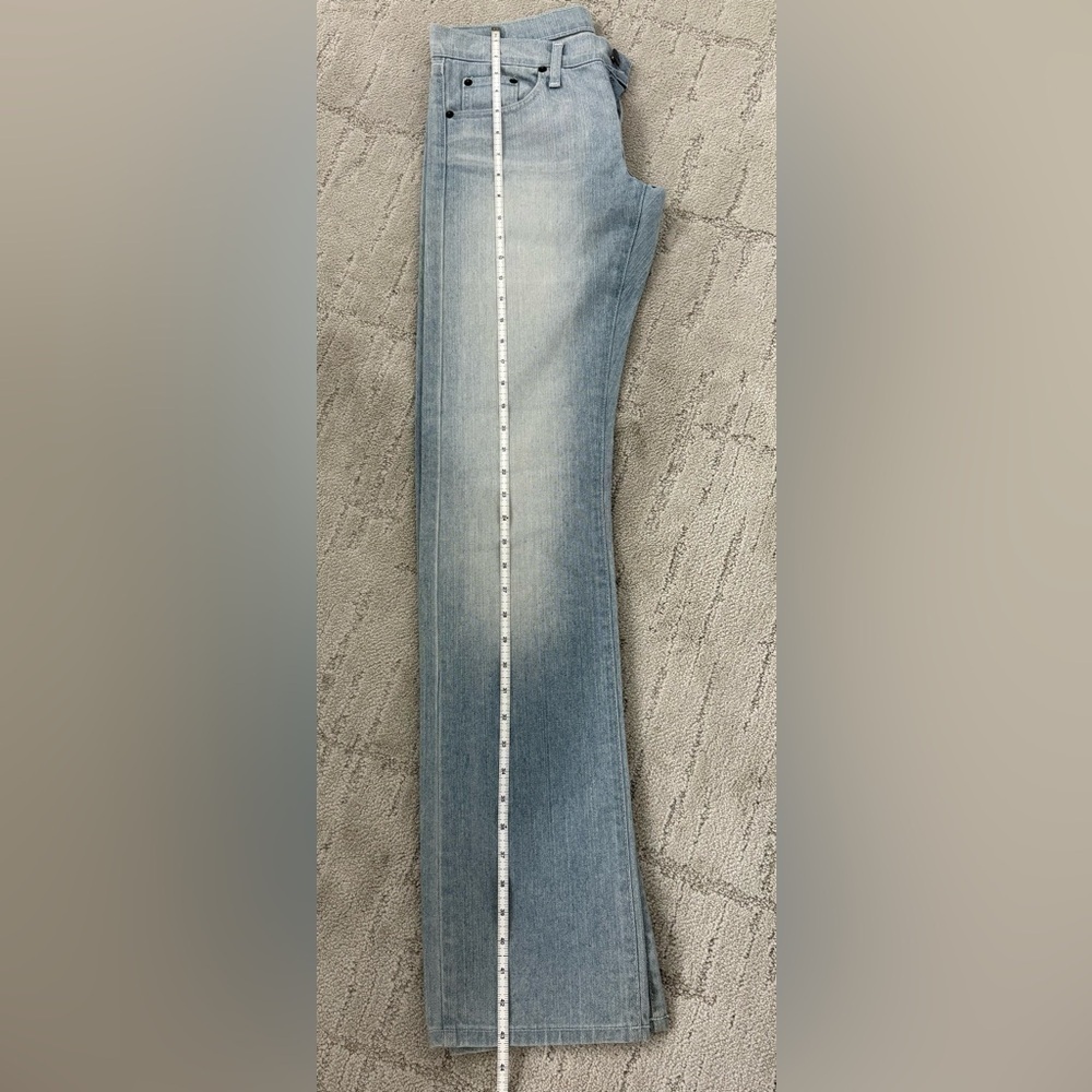 "18th Amendment Hayworth jeans straight leg size 29 light blue wash cotton blend - Picture 8 of 8